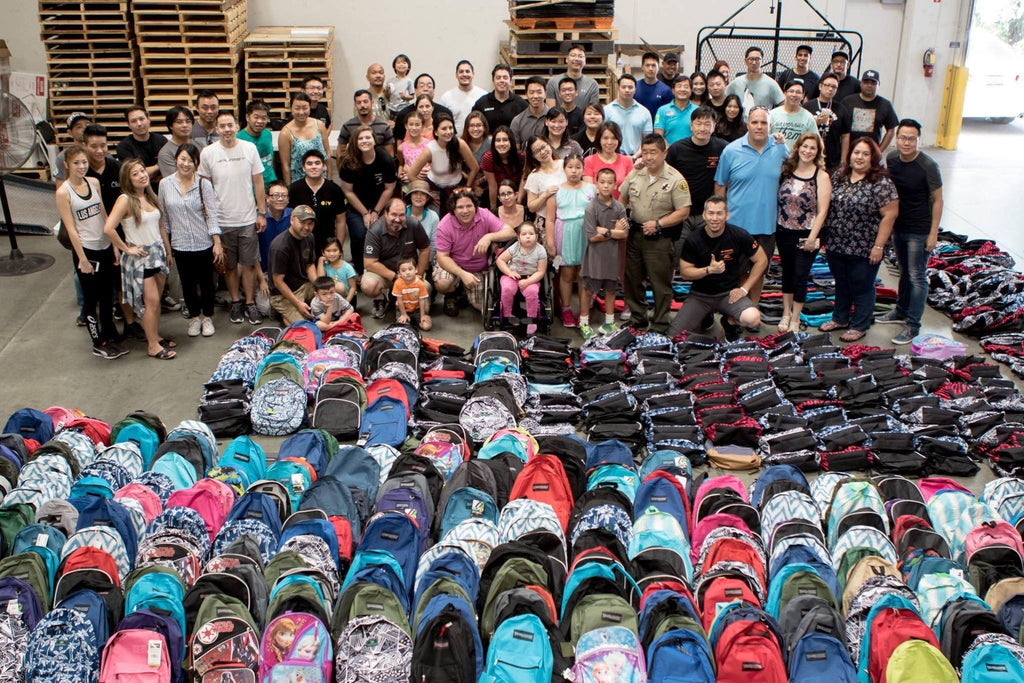 Los Angeles County Sheriffs Department x Purist Group Backpack event.